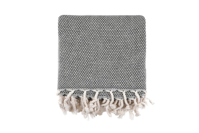 Mijölnir Likya Toalla de Playa Fouta Blanco y Negro Mijölnir Likya Toalla de Playa Fouta Blanco y Negro